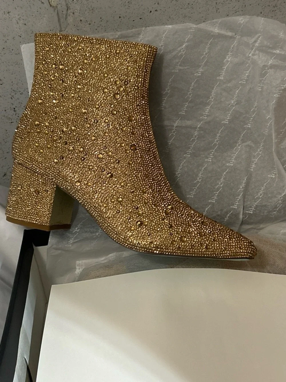 Pointed Toe Block Heel Ankle Boots